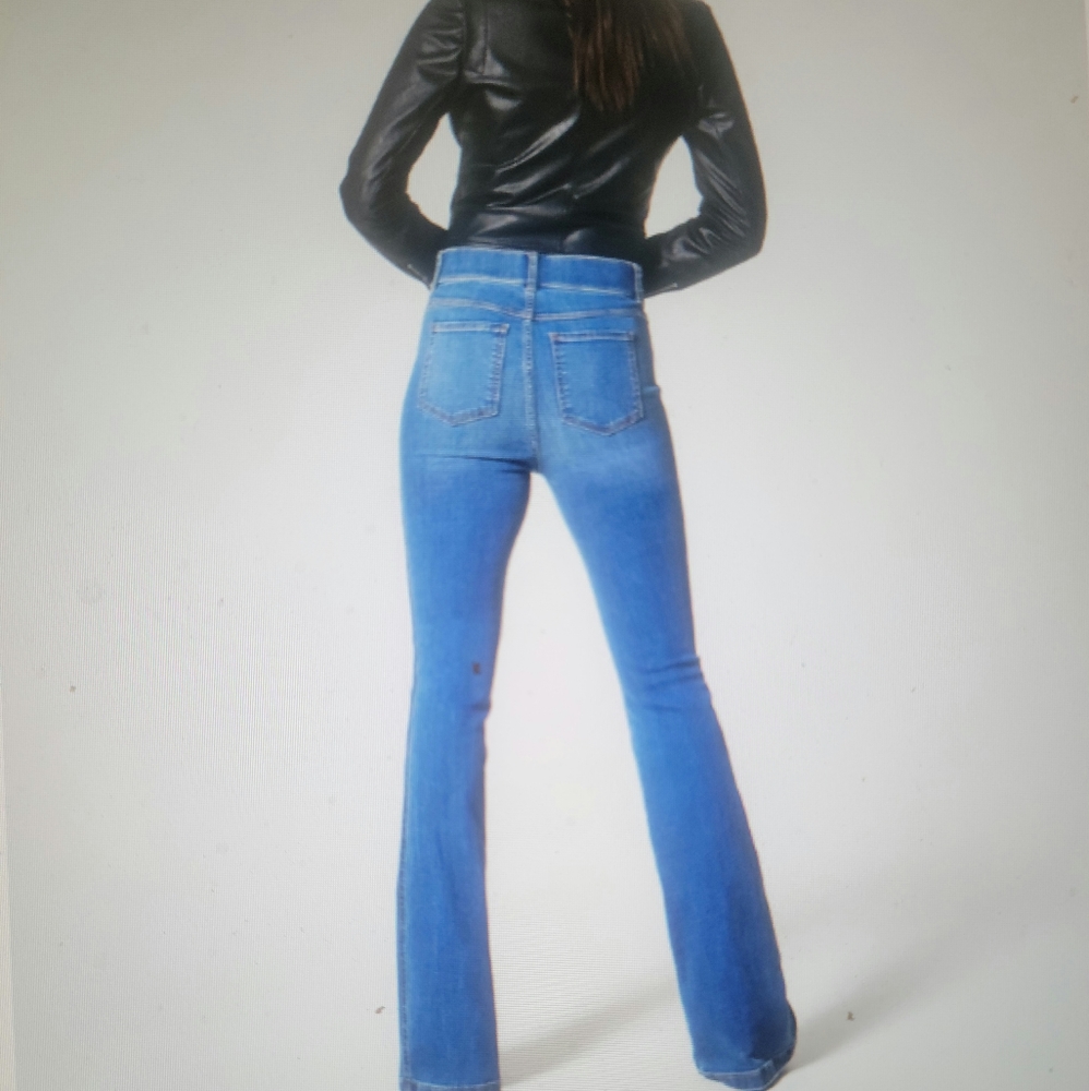 Spanx Vintage Indigo Flare Jeans Tall XL